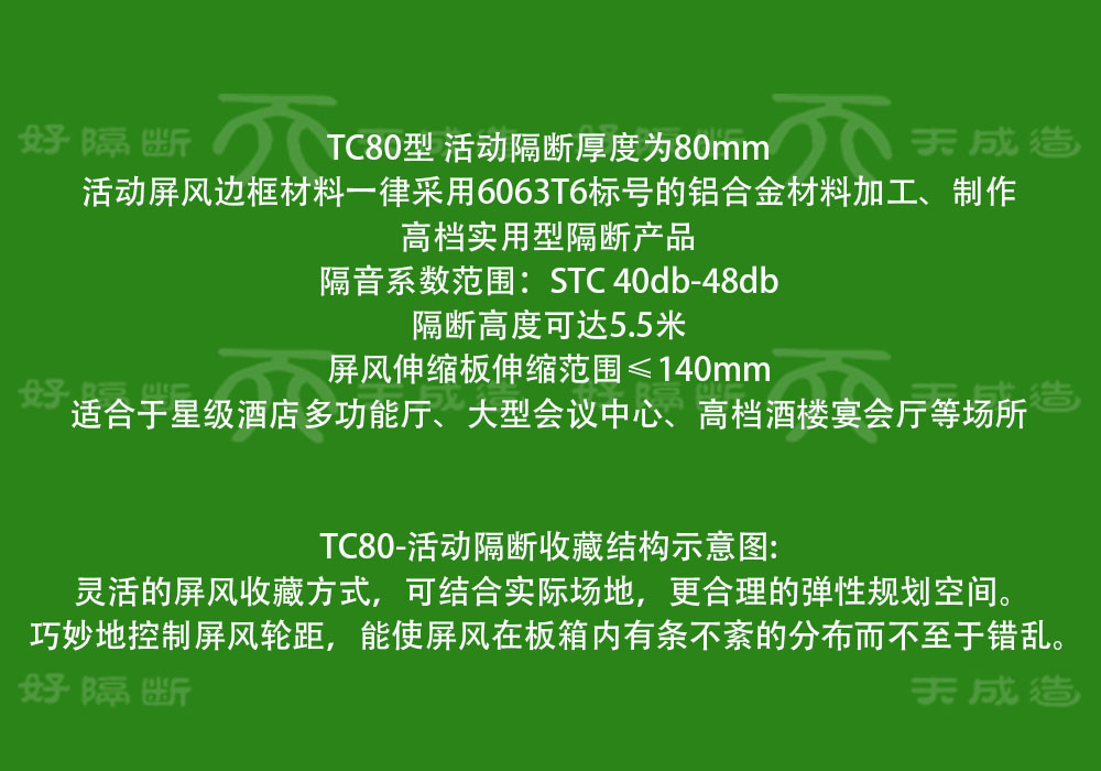 TC80型隔断产品